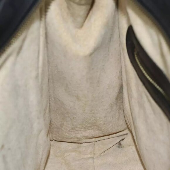 MCM Vicetos Logogram Tote Bag Coated Canvas Black Auth 75146 - Picture 14 of 16